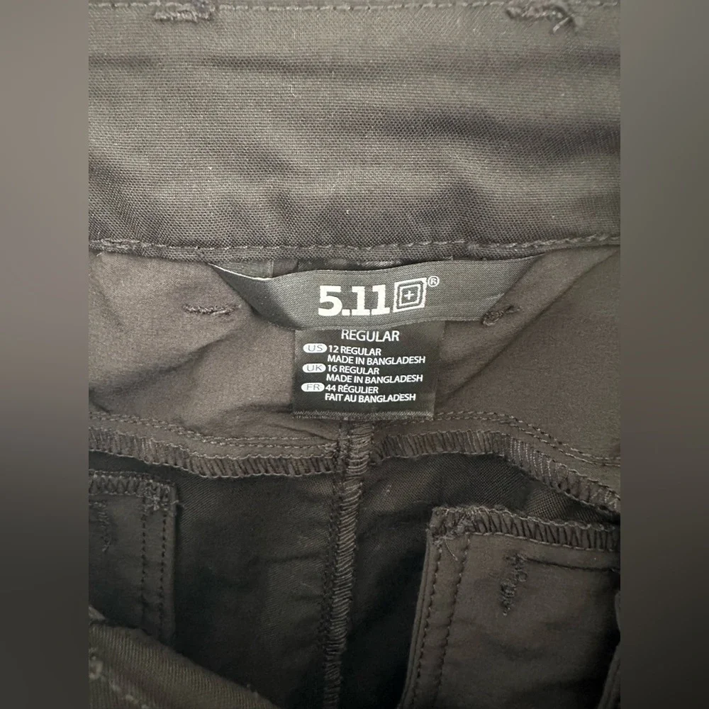 NWT 5.11 Tactical Women's Alexa Stretch Black Chino Pants Size 12 - Picture 8 of 8
